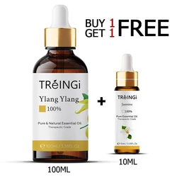 10ml 100ml 110ml Aphrodisiac Ylang Ylang Essential Oil Diffuser Pure Natural Essential Oils Rose Lavender Jasmine Sandalwood Oil