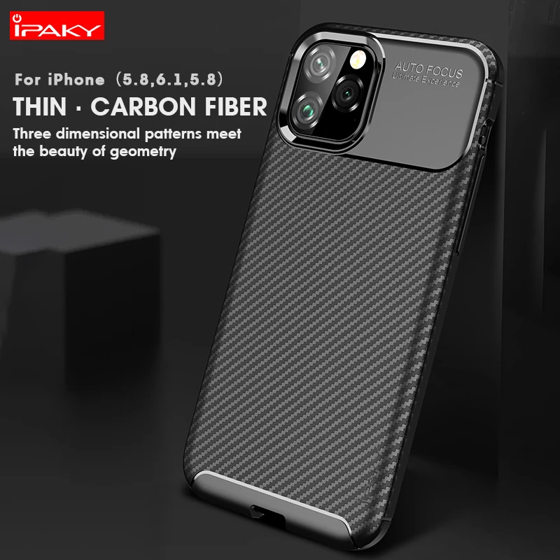 

For iphone 11 mobile phone case new for iPhone11 pro protective cover anti-fall for iPhone11 promax tpu soft shell solid color