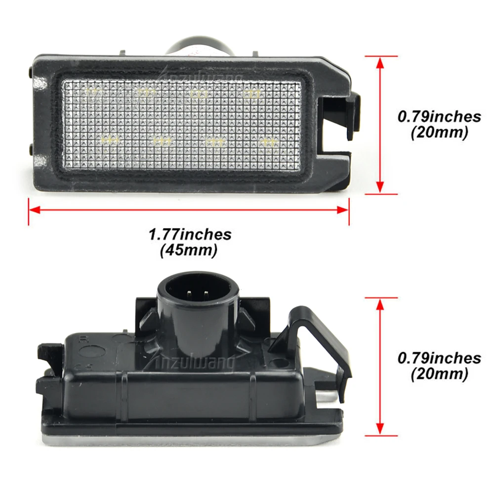 2X Canbus LED ̼ ȣ ÷Ʈ Ʈ 14-20  ׷ üŰ WK2 14-17 ħ ֱ 2015-2017   13-17