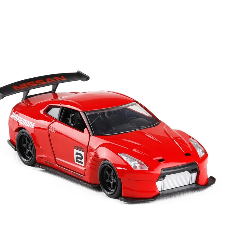 1:32 Honda NSX-R Nissan Skyline Subaru WRX STI литой модели автомобиля без коробки - Цвет: Nissan Skyline Red