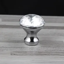 От производителя хрустальный ящик с ручками ручка с одним отверстием Алмазная Ручка 25 мм