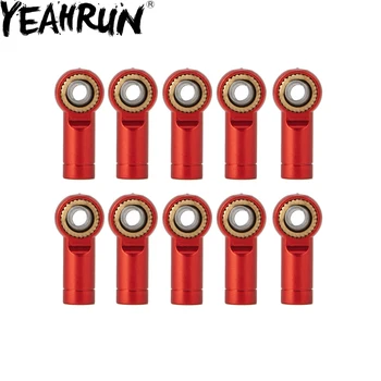 

YEAHRUN 20pcs/set Aluminum M3 Link Rod End Ball Joint CW CCW for SCX10 D90 1/10 RC Car Crawler