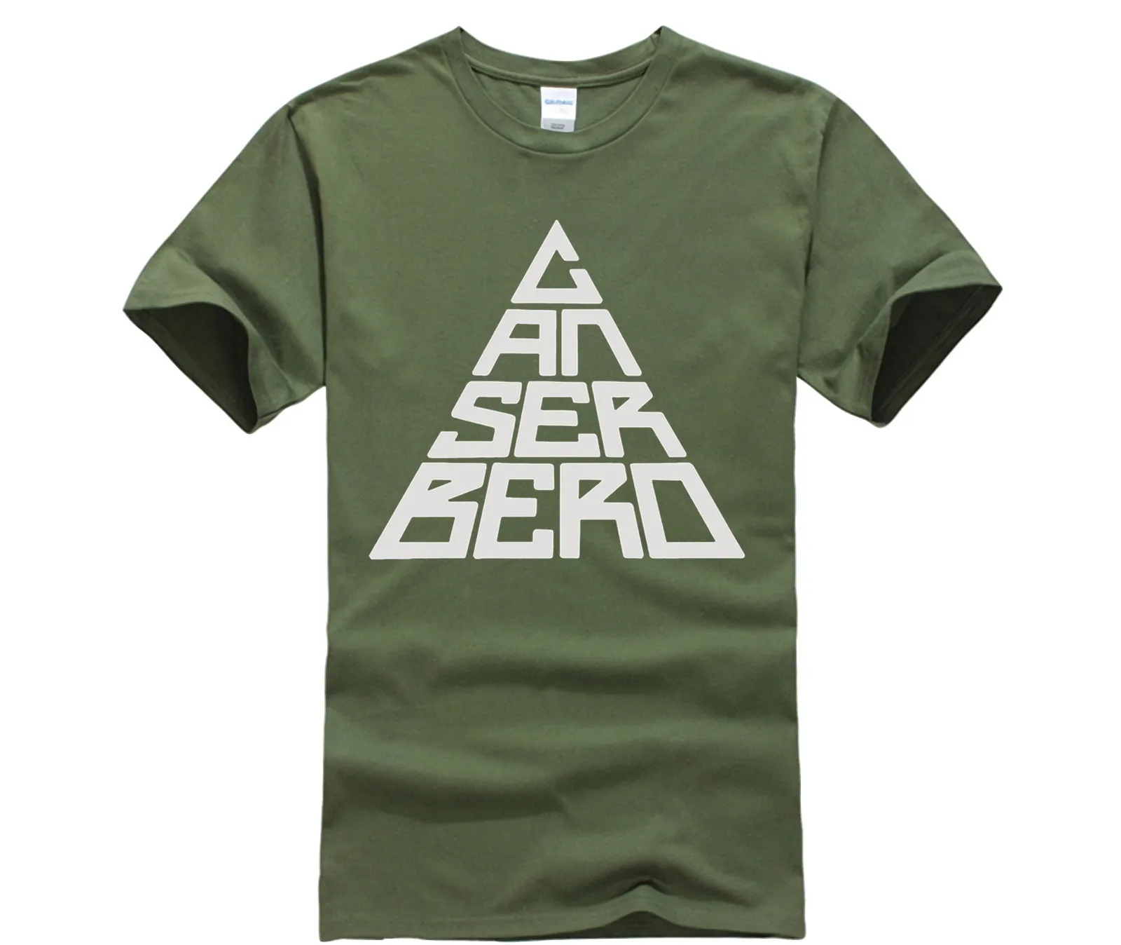 Летняя модная уличная футболка с короткими рукавами; Remera Canserbero Rap; хип-хоп Hombre Dama Ninos Somos; футболка с местной индивидуальностью - Цвет: army green