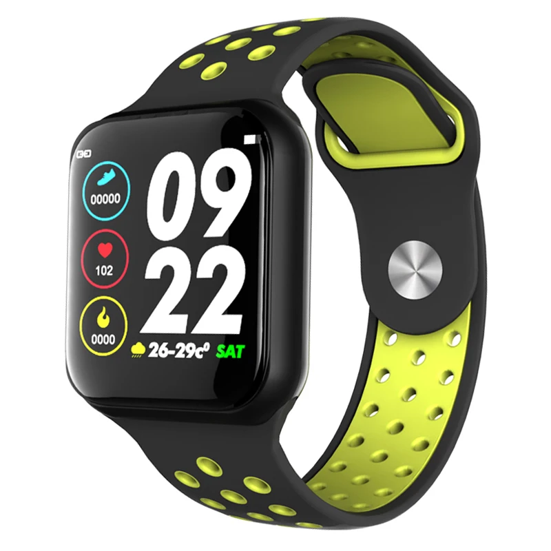 

F8 Sport Smart Watch Men Women Waterproof Multi-sports modes 1.3" Full screen touch Blood pressure monitor Fitness tracker band