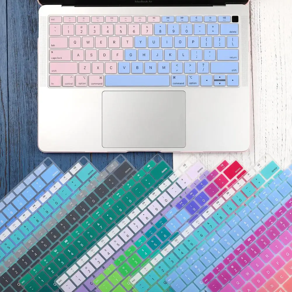 Силиконовая накладка на клавиатуру для MacBook Air 13 2020 2019 A2179 A1932|Чехлы клавиатуры| |