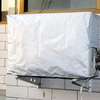 

Outdoor Air Conditioning Cover Polyester Air Conditioner Waterproof Cleaning Cover Washing Anti-Dust Anti-Snow Cover