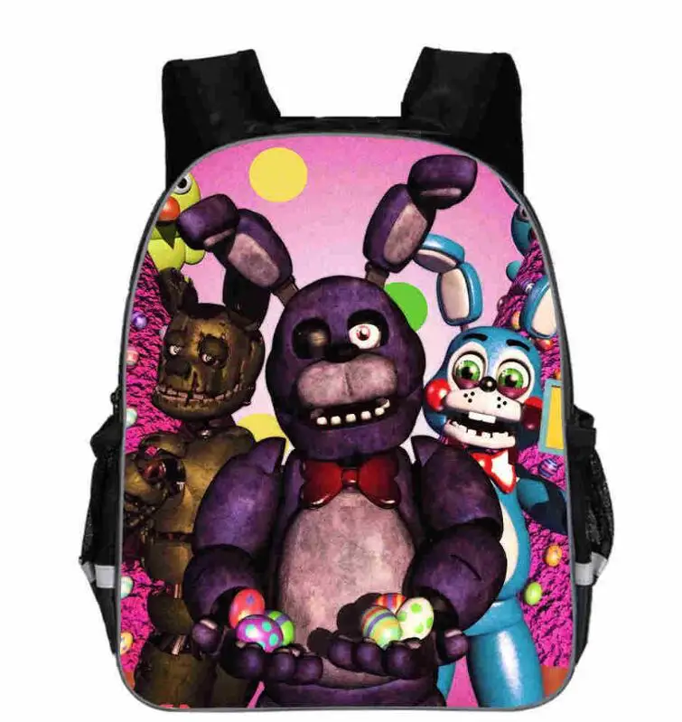 New Kids Five Nights At Freddys Backpacks Anime Fnaf Backpack Boys Girls School Bags Children Book Bag Mini Daily Backpack - Цвет: photo color