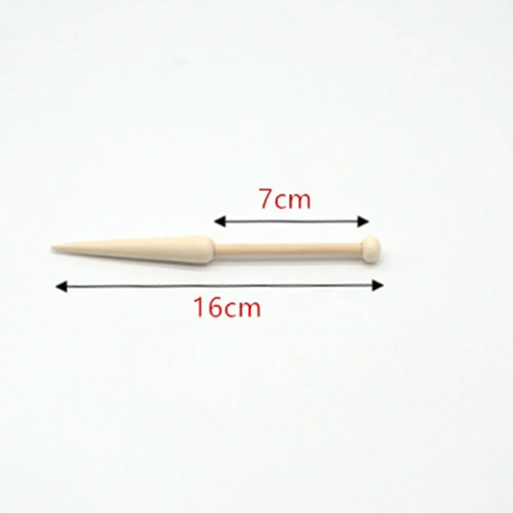 Small spindle rod Diy инструмент для плетения деревянная пробка трикотажный свитер палантин палка одна осветительная головка, твердый деревянный шерстяной короткий стержень для рукоделия, вязания инструменты - Цвет: Small spindle rod