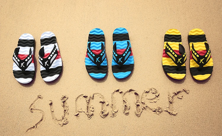 Men's Shoes Summer colorful Casual Portable Ultra light Flip flops