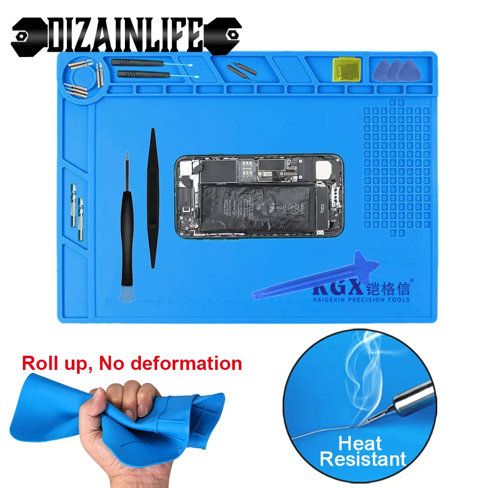 Heat Insulation Working Mat Maintenance Platform Heat-resistant Soldering Station Repair Pad Insulator ESD | Инструменты