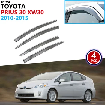 

for Toyota Prius 30 XW30 2010 2011 2012 2013 2014 2015 Window Visor Vent Awnings Rain Guard Deflector Shelters Cover Accessories