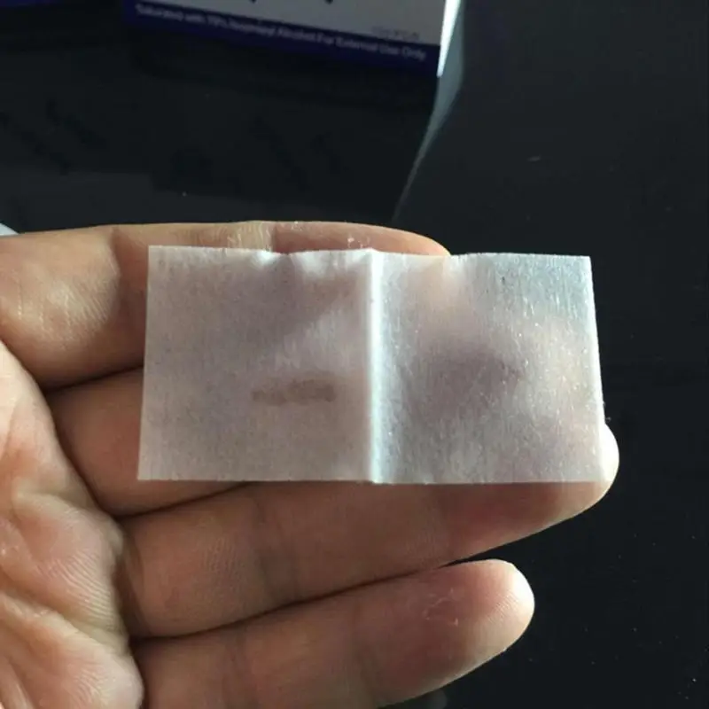 100pcsDisposableMedicalSterilizationAlcoholDisinfectionCottonPieceEmergencyCleanSterilizationCottonSheetFirstAid