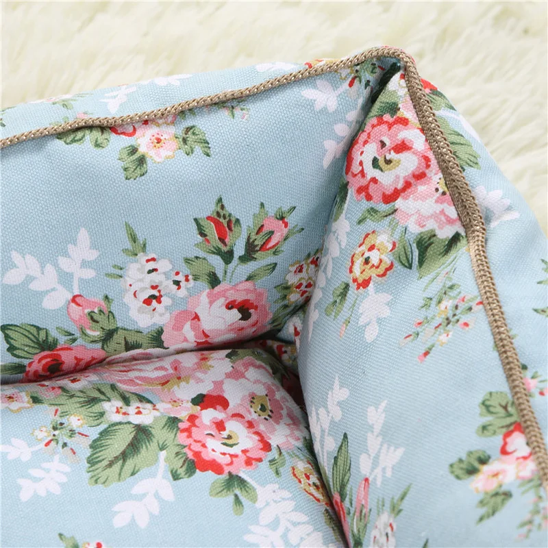 Soft Fleece Dog Beds House Winter Warm Printed Pet Dog Cushion Sofa Waterproof Kennel Nest for Cat Puppy Small Dogs Soft Fleece Dog Beds House Winter Warm Printed Pet Dog Cushion Sofa Waterproof Kennel Nest for Cat Puppy Small Dogs