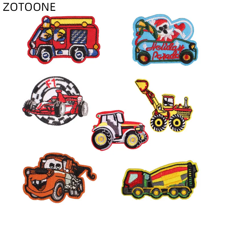 Вышитая термонаклейка ZOTOONE Термотрансферная нашивка для одежды джинсов значок