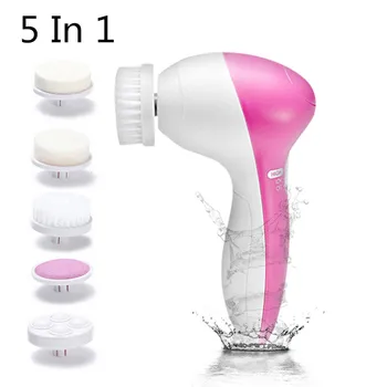 

5 In 1 Multifunction Electric Facial Cleanser Face Cleaning Machine Skin Pore Cleaner Body Cleaner Massage Facial Clean Tools
