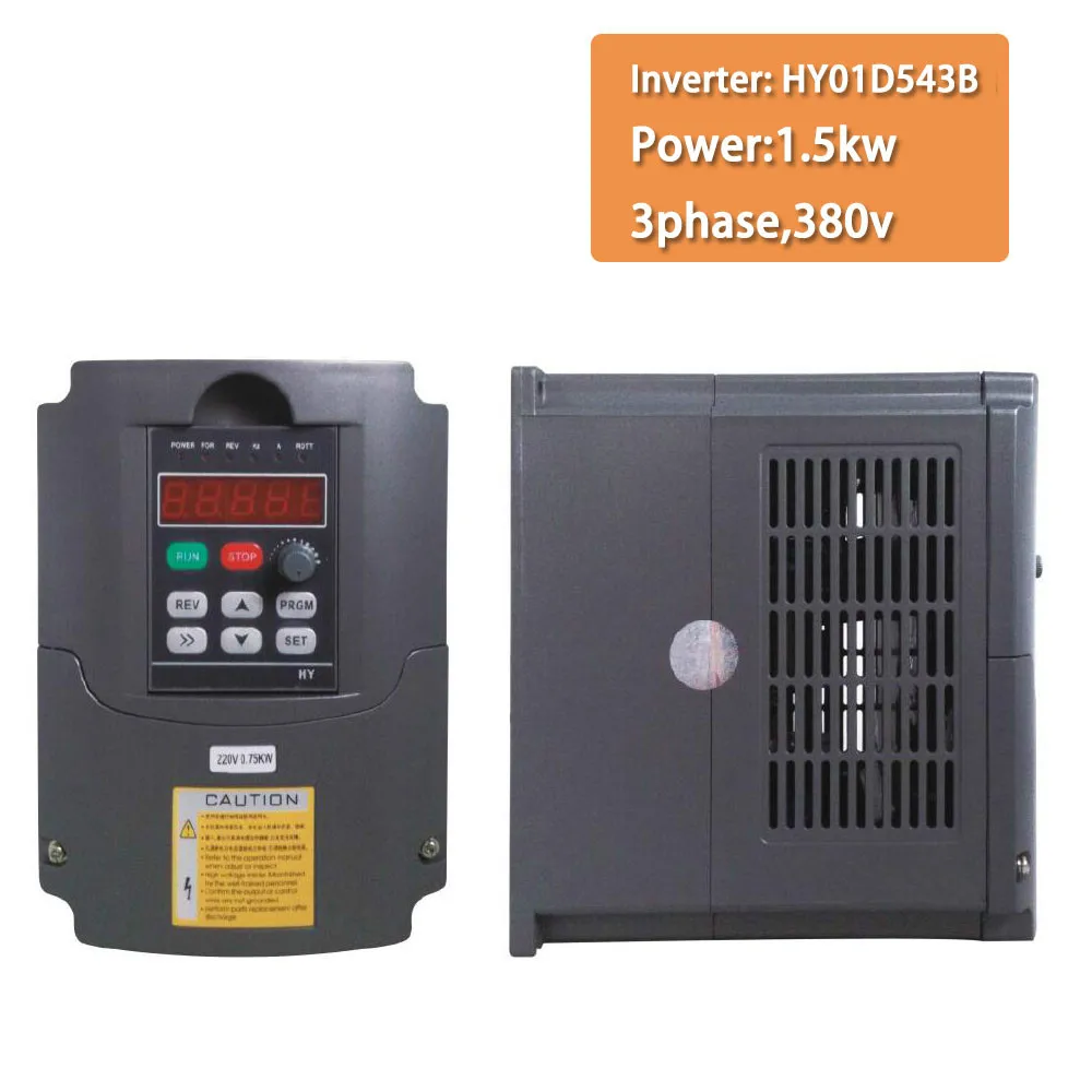 380 В 1.5kw VFD частотно-регулируемый привод VFD инвертор 3HP 380v Вход 3HP для шпиндель мотор контроля скорости