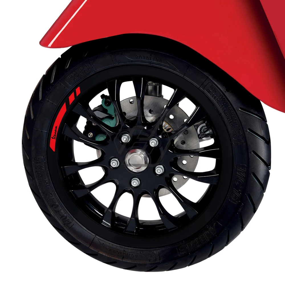 Vespa Sprint GTS 50 125 150 250 300 슈퍼 오토바이 휠 데칼 림 반사 스티커