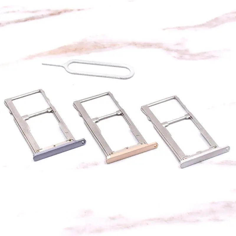 Держатель лотка для sim-карты для Meizu M3S, слот для карты Micro SD, TF, адаптер для Meizu M3S mini, лоток для sim-карты, золотистый/серебристый/серый/розовый
