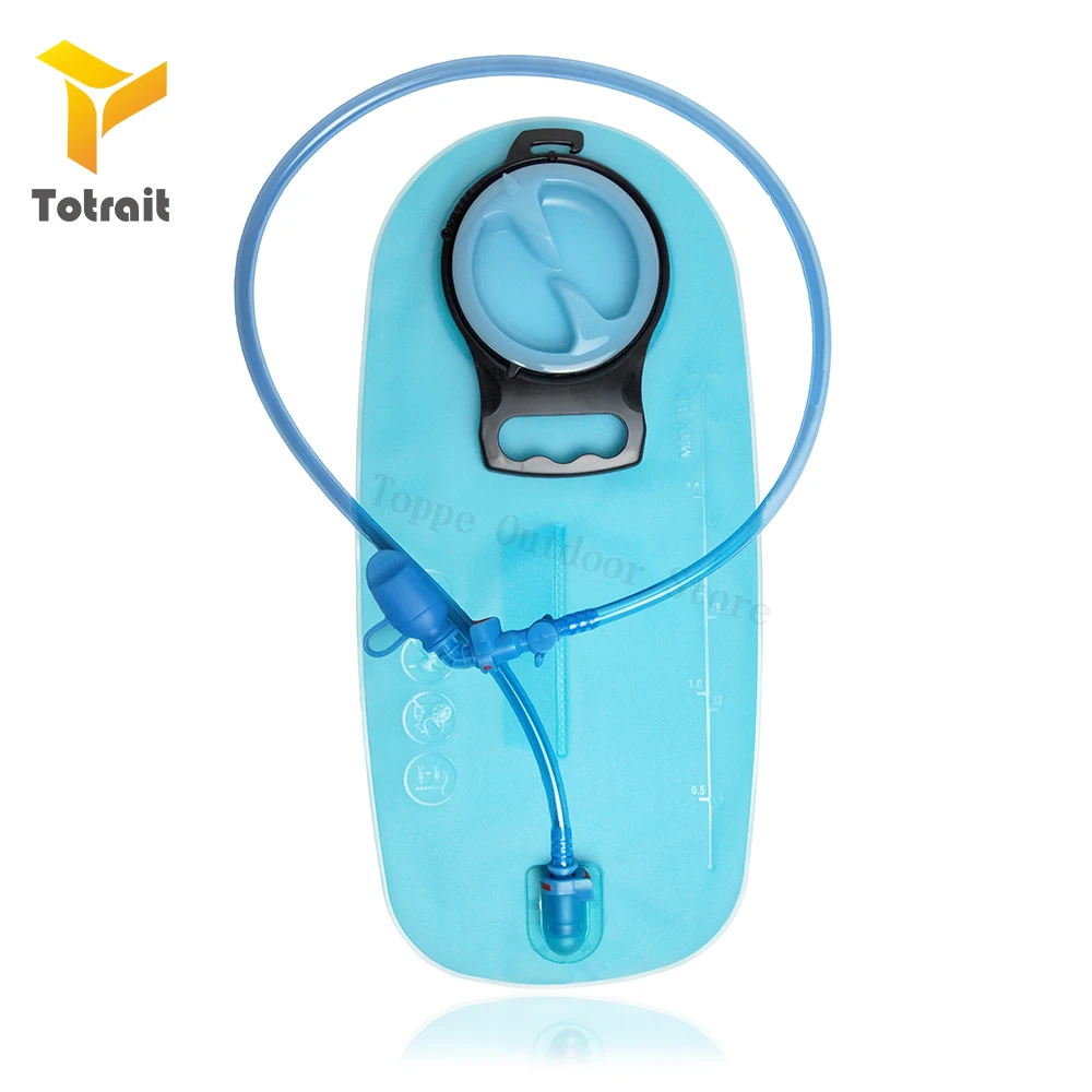 TOtrait 3L TPU сумка для воды с большим ртом, сумка для воды, гидратационная система, рюкзак для кемпинга, велоспорта, туризма, выживания - Цвет: Синий