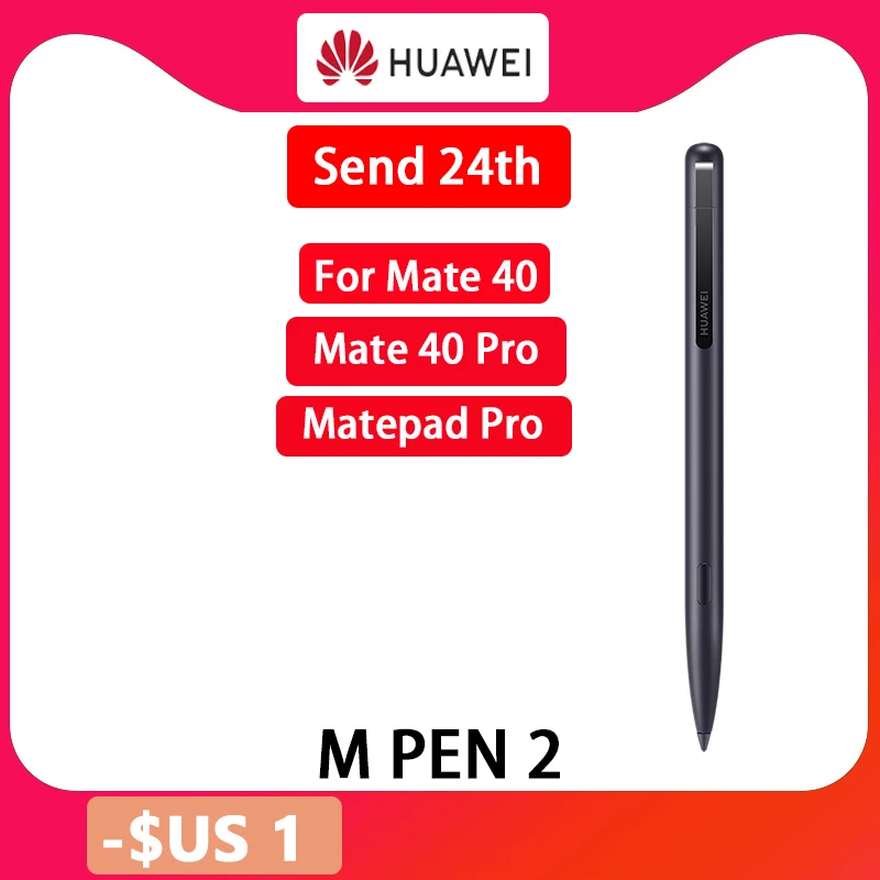 HUAWEI M-Pen 2 Mate 40 Pro Stylus Pen Magnetic attraction Wireless Charging M-pen for MatePad | Мобильные телефоны и