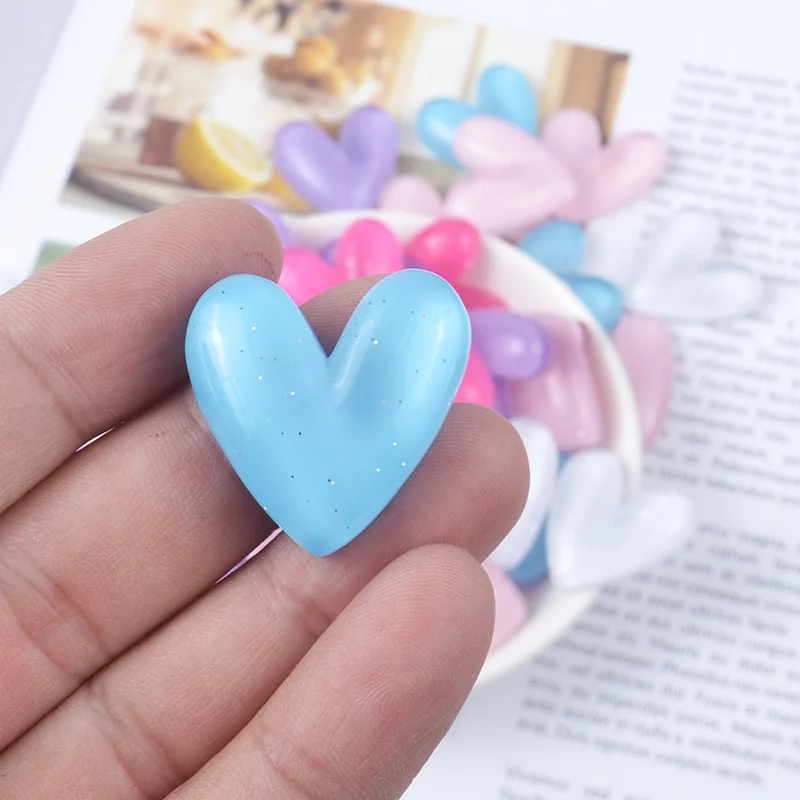 Моделирование Flash powder Love heart супер светильник глина DIY слизи наполнитель добавки в