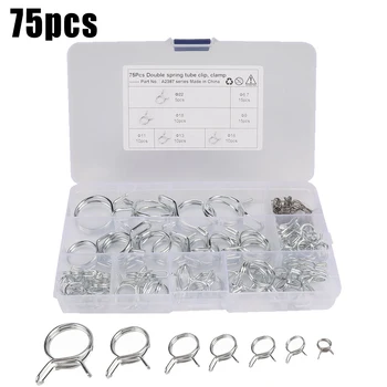 

Replacement Spring Clamp Set Car Motorcycle 75Pcs Hose Pipe Assortment
