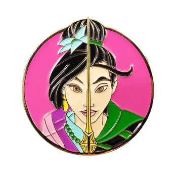 

Movie Mulan 2020 hard enamel pin badge brooch