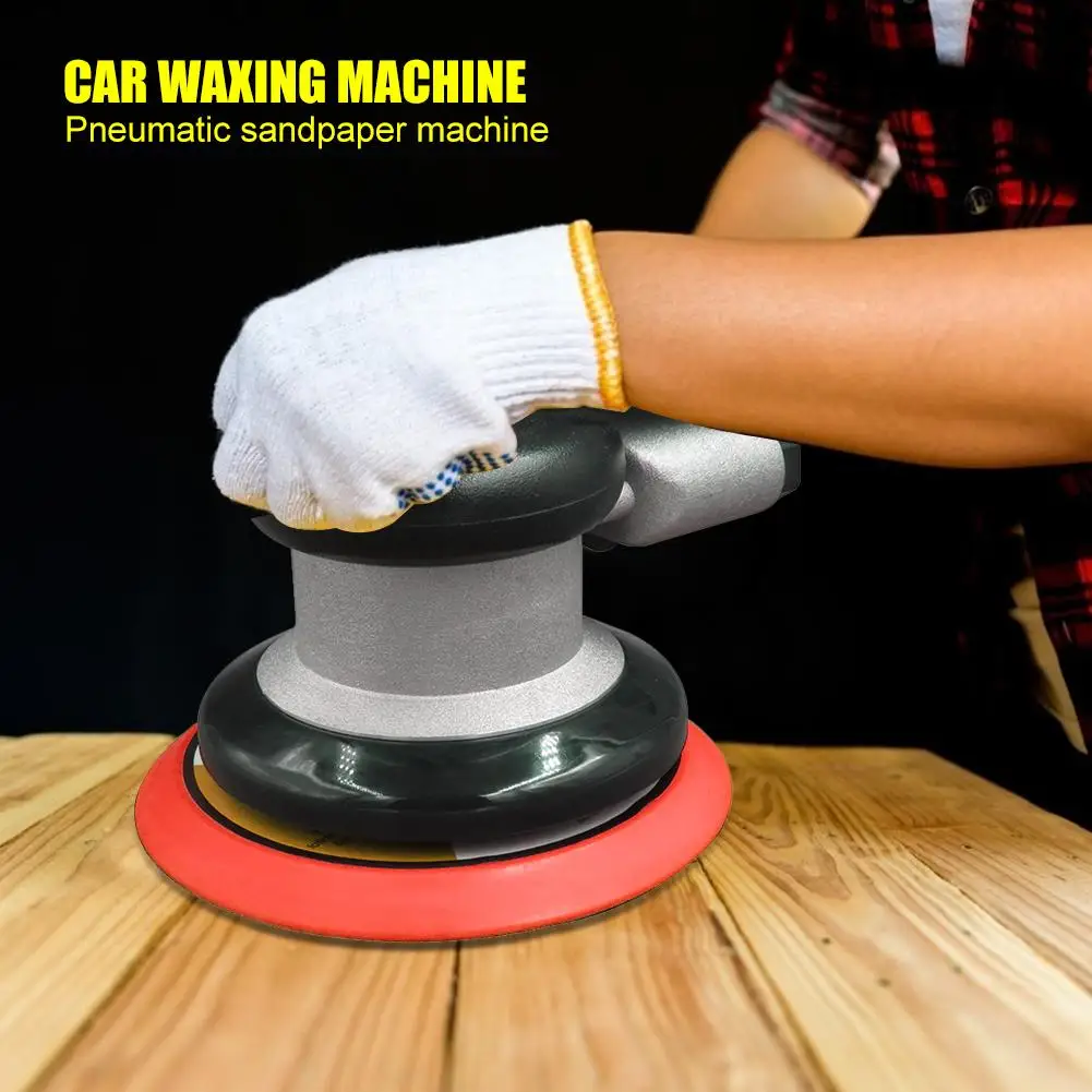 Car Pneumatic Sander Dry Sandpaper Orbital Air Polisher Woodworking Grinder