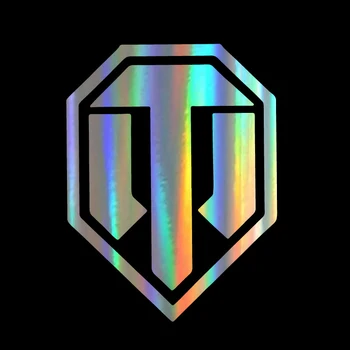 

Fashion Reflective WORLD OF TANKS Art Pattern Car Stickers Bumper Rear Windshield Cover Scratch Decals Accessories PVC20cm x14cm