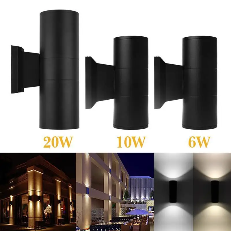 Wall Lamp Up Down Dual-Head COB LED Sconce Vintage Wall Lights For Restaurant Bedside Bar Cafe Home Lighting