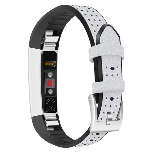 white Ремешок для часов из натуральной кожи Для Fitbit Alta/Alta HR Band, спортивный сменный ремешок для часов, модный браслет, аксессуары для ремня - Цвет ремешка: white