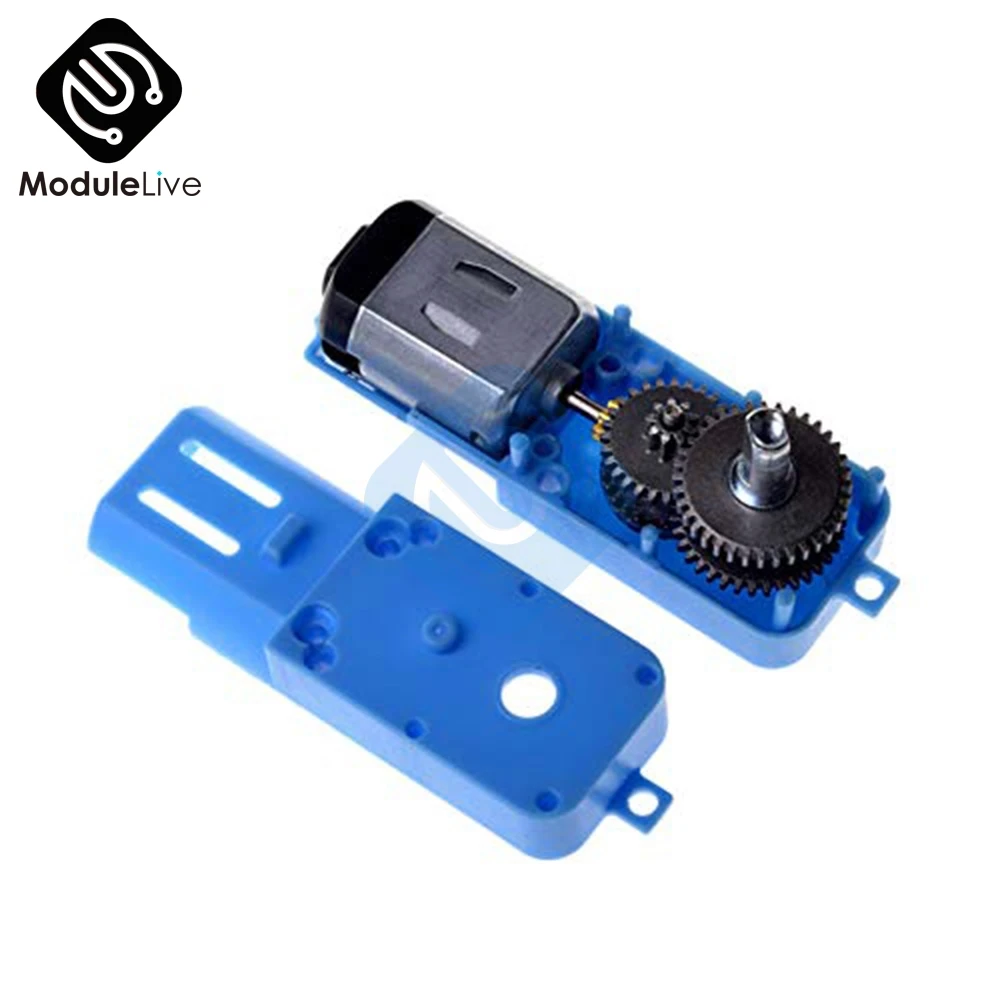 190 Motor Full Semi Half Metal Gear Robot Intelligent Vehicle Speed Reducer 3v6v Tt Motor