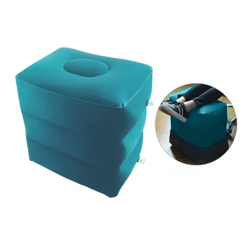 

Kids Flight Sleeping Footrest Pillow Resting Pillow On Airplane Car Bus Pillow Inflatable Travel Foot Pad Foot rest Pillow