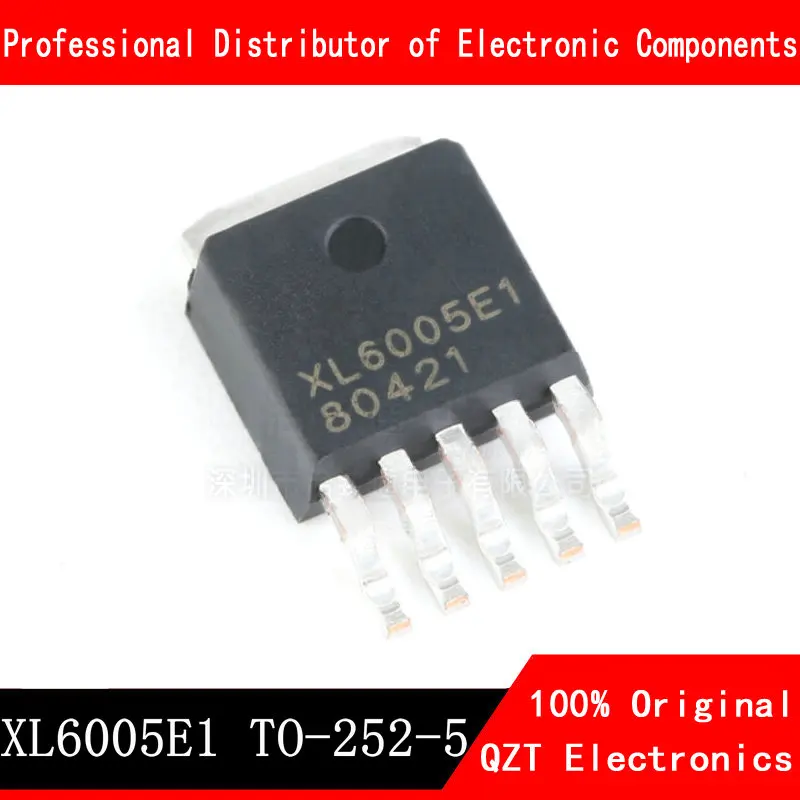 10pcs/lot XL6005 XL6005E1 TO-252-5 Boost Constant Current IC new original In Stock