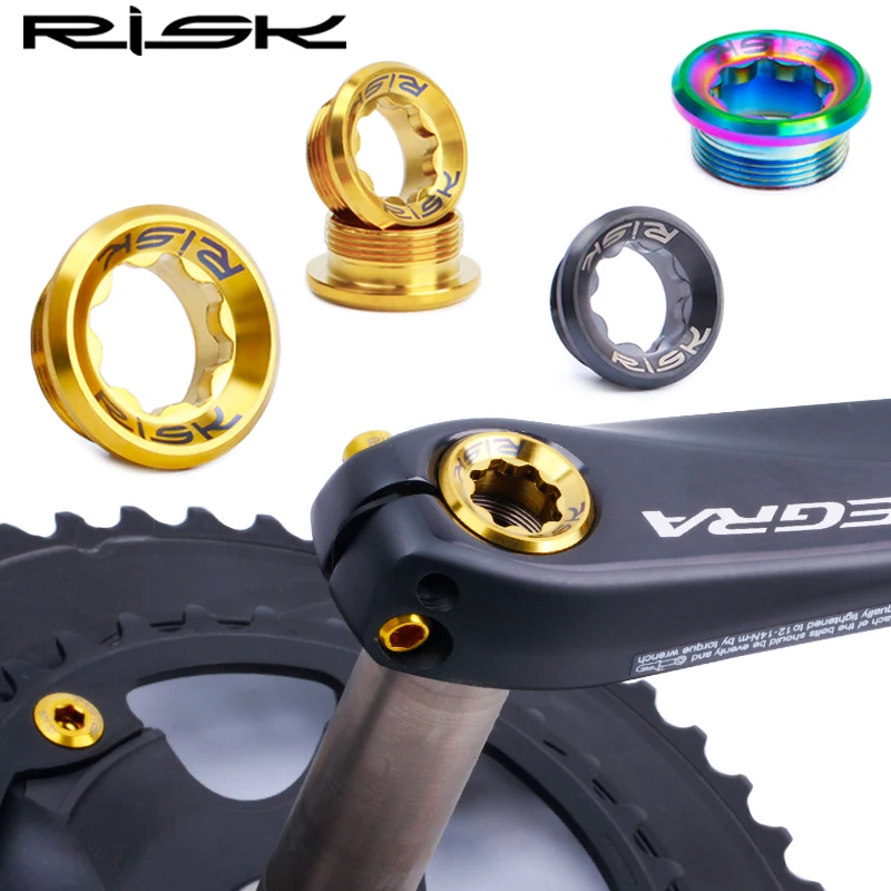 RISKM20x8mmTitaniumAlloyBikeCranksetArmBoltThreadsBicycle