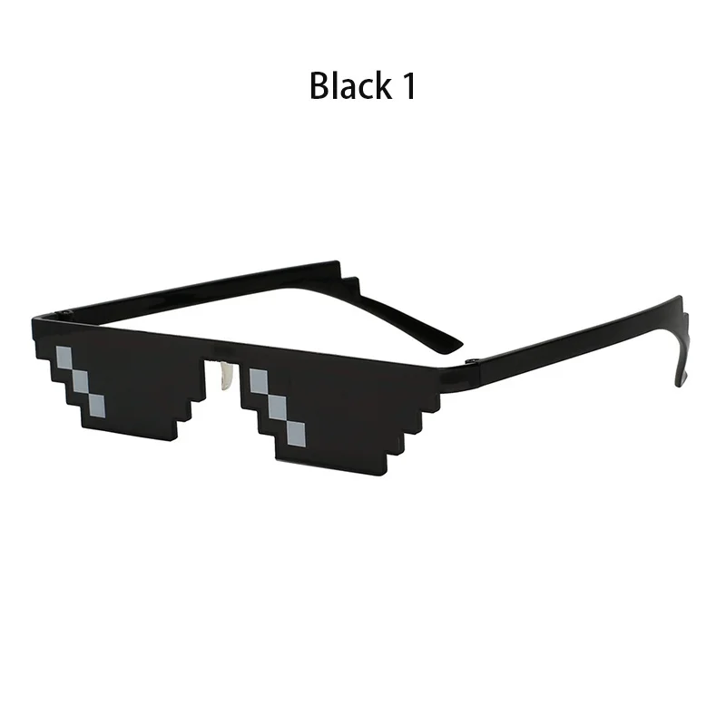 Wholesale Deal With It Glasses 8 bits Mosaic Pixel Sunglasses Men Cosplay Party  Eyewear thug life Popular Around the World From m.