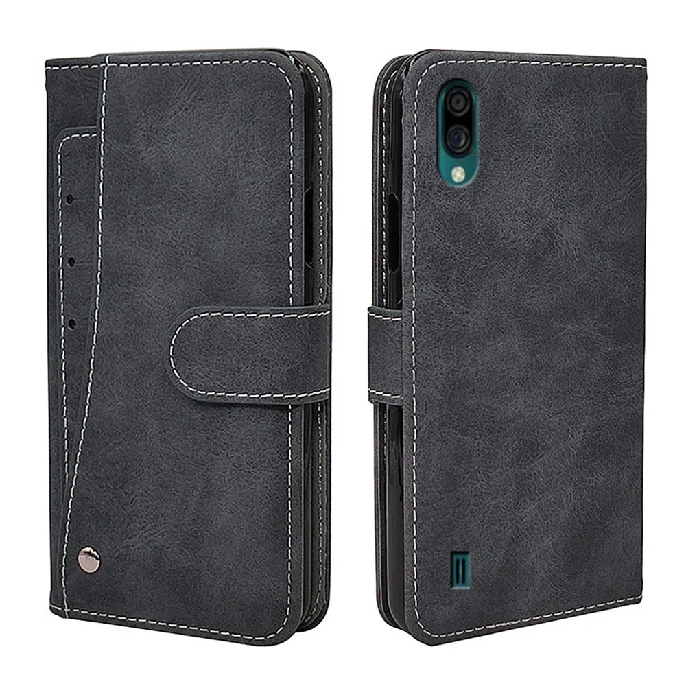 Чехол-бумажник для ZTE Blade A3 A5 A7 A7s 2020 2019 V10 V9 V8 A6 20 smart Vita Lite винтажный откидной