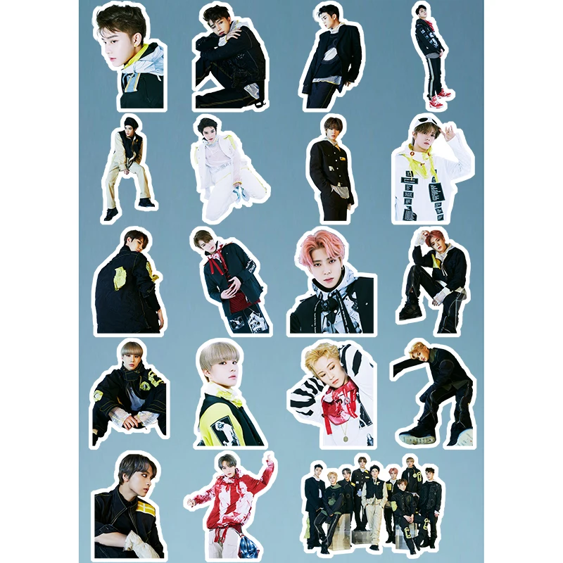 kpop nct dream we boom laptop notebook decorative diy stickers chenle jaemin adhesive photo stickers for luggage mobile phone aliexpress education office supplies