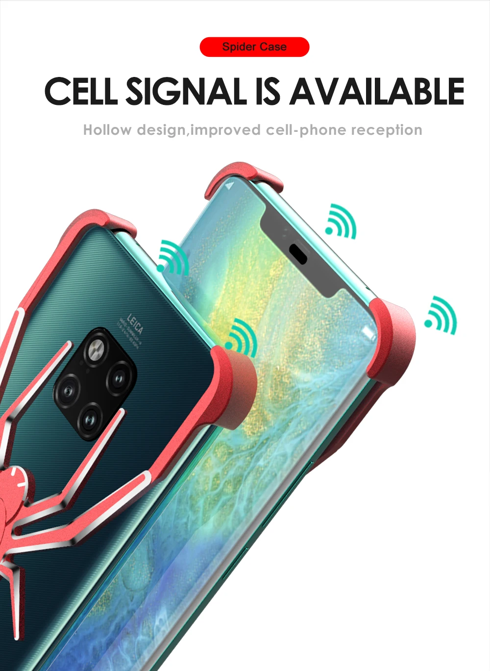 Паук алюминиевый чехол для huawei mate 20 mate20pro P30 Pro vivo X27 IQOO чехол для телефона противоударный металлический бампер Fundas рамка