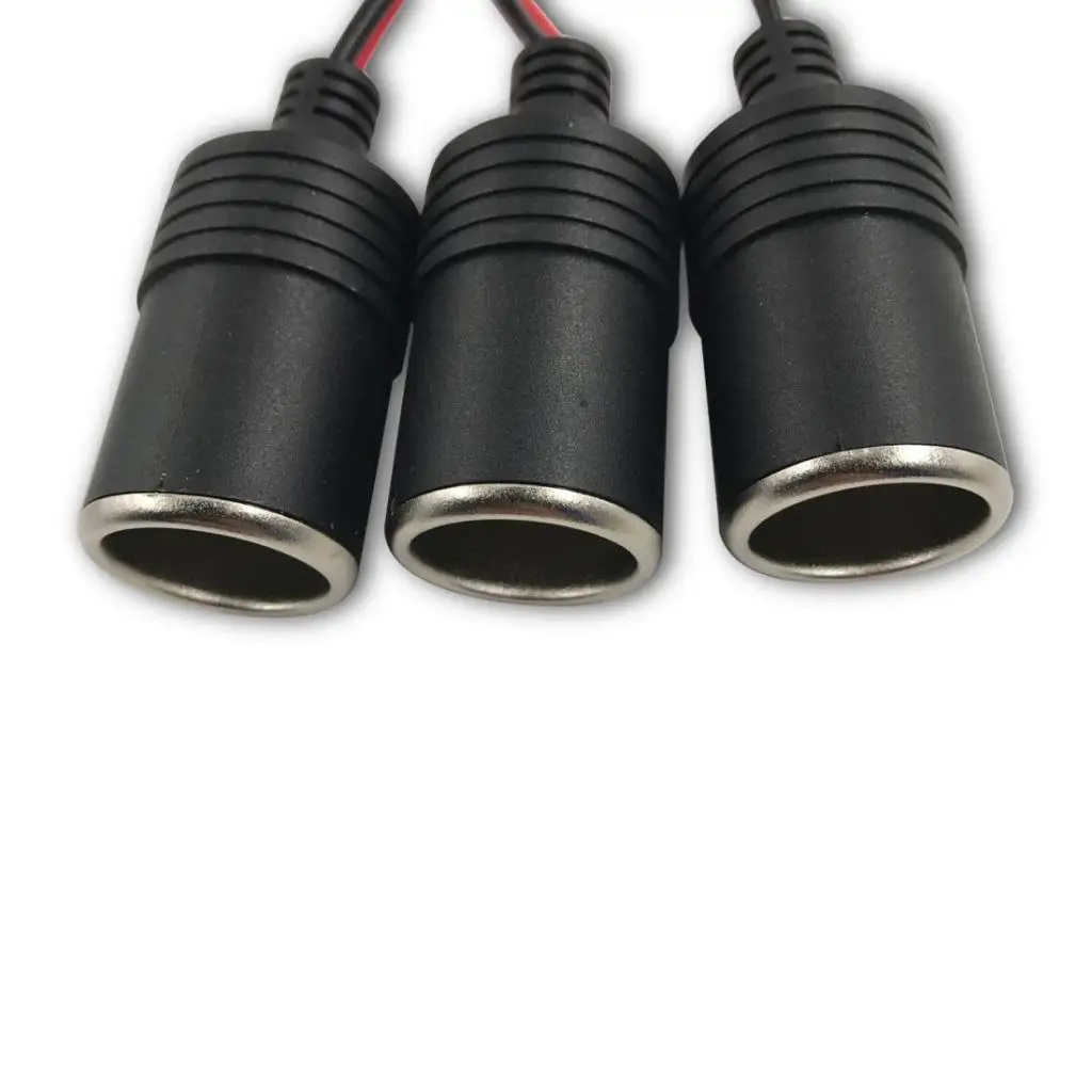 Universal 3 IN1 Car Cigarette Lighter Splitter Charger 3-Way Socket Female Plug