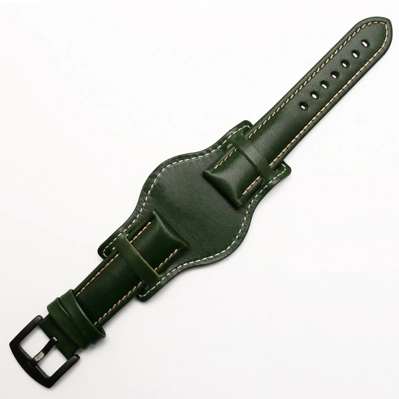 Handmade Genuine Leather Men's Watch Strap - Premium Watchband Bracelet