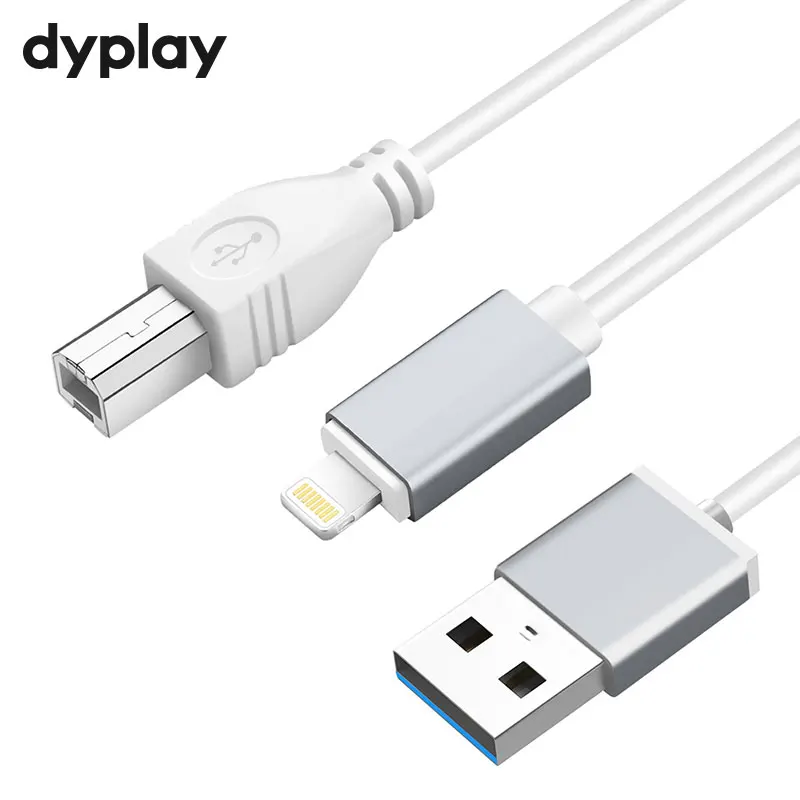 USB кабель типа B для миди OTG и зарядный совместимый с устройствами iOS контроллера