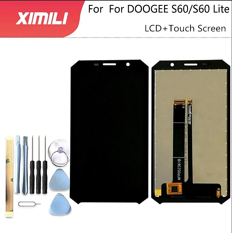 ЖК дисплей и тачскрин Doogee S60 Lite 5 2 дюйма 100% оригинальный испытанный дигитайзер
