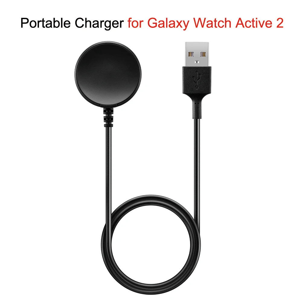 USB-кабель для зарядки док-станция быстрой адаптер питания Samsung Galaxy Watch Active 2 40 мм 44