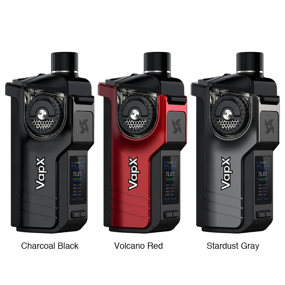 Электронная сигарета VapX Geyser Pod с аккумулятором 21700/18650 100 Вт картриджем 6 5/5