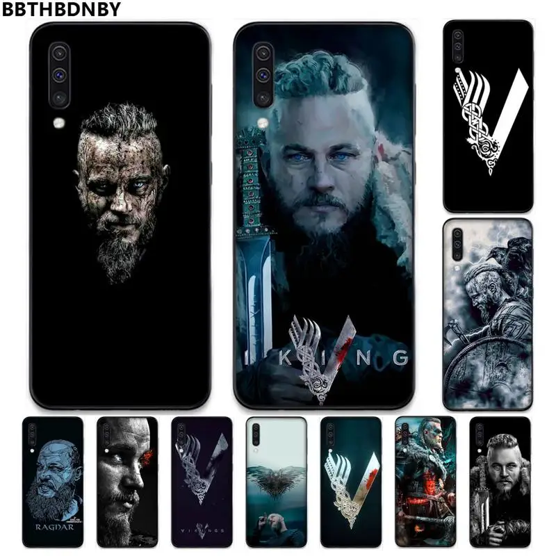 

Ragnar Lothbrok Vikings Phone Case For Samsung A20 A30 30s A40 A7 2018 J2 J7 prime J4 Plus S5 Note 9 10 Plus