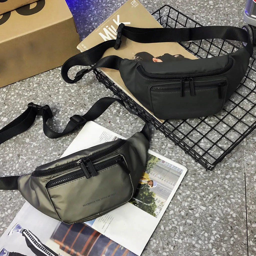 CONEED Fashion Waist Packs Unisex Large Capacity Sports Messenger Shoulder Bag Pouch For Women Run Outdoor Sports Chest Bag