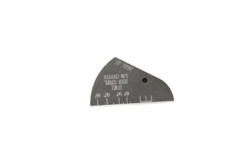 1018 Steel IIW2 (V2) Ultrasonic Calibration Block UT block 12.5mm thickness 5mm hole diam