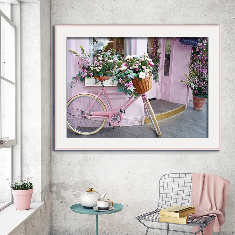 

Diamond Painting Landscape flower Cross Stitch 5d DIY Diamond Embroidery Scenery Picture Needlework Rhinestone Home Decor