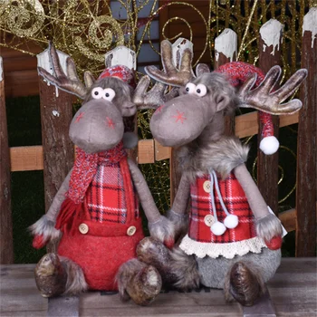 

Christmas Dolls Christmas Decorations For Home Innovative Elk Window Xmas Figures Christmas Tree Ornament Navidad Kids Gift Toy